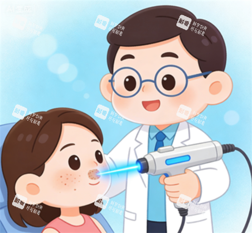 皮秒祛斑治疗中