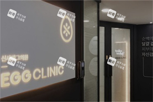韩国Egg皮肤科门头