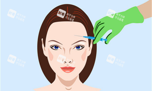 针剂美容卡通图