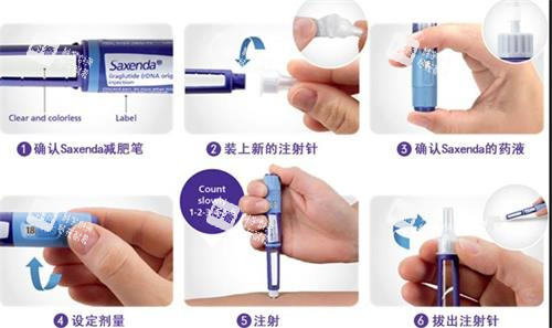贝那鲁肽减肥针的使用步骤图