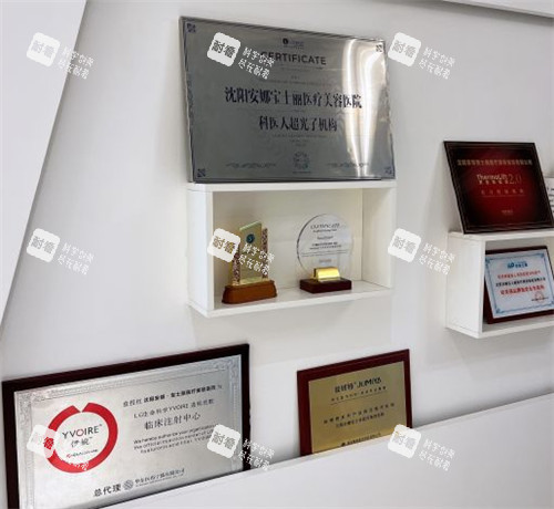 沈阳安娜宝士丽整形荣誉墙