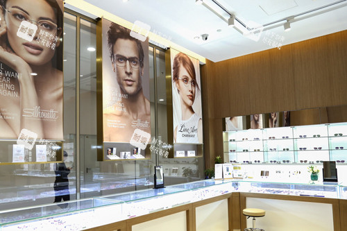 北京希玛林顺潮眼科医院配镜区图