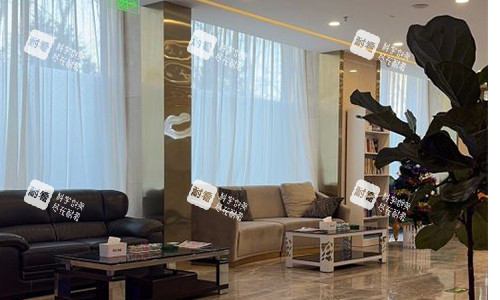 北京碧莲盛植发医院的等待区