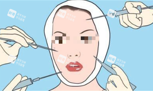 注射面部卡通图