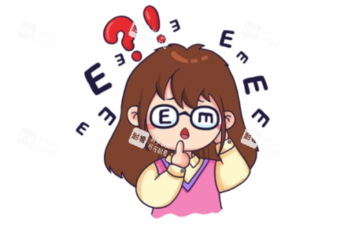 眼睛近视卡通一览 眼睛近视卡通一览