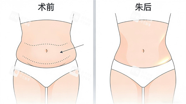吸脂整形手术前后对比