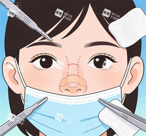 鼻修复手术图片