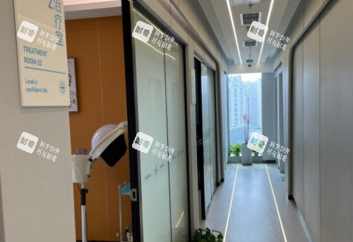 成都丝恒植发治疗室区域示意图