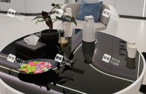 成都丝恒植发等候区小零食示意图