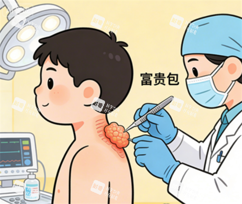 富贵包手术卡通图