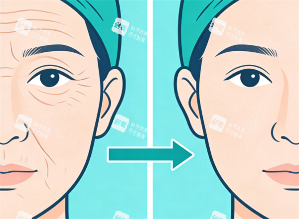 面部紧致提升除皱示意图