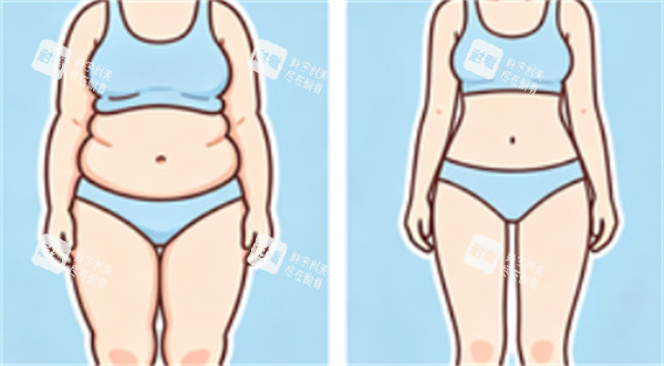 全身吸脂前后