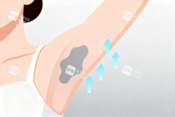 腋臭祛除卡通展示图