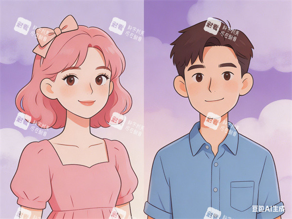 变性手术性别重置漫画对比示意图