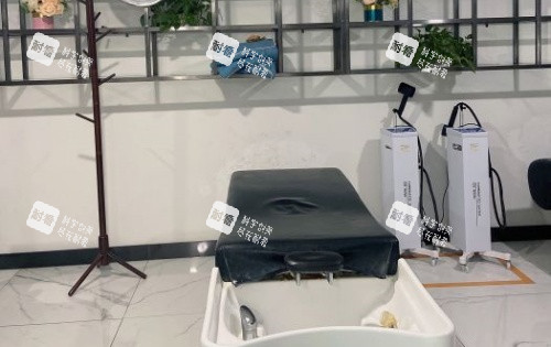 成都恒美植发洗发区示意图