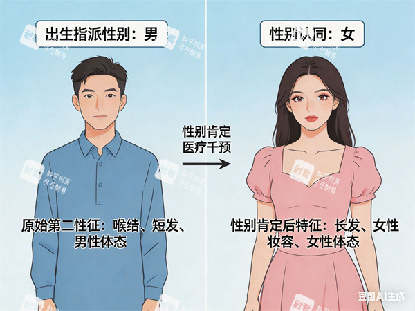 变性手术性别重置漫画图 变性手术性别重置漫画图