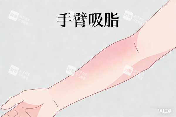 手臂吸脂卡通图展示 手臂吸脂卡通图展示
