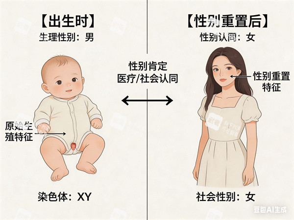 变性手术性别重置前后