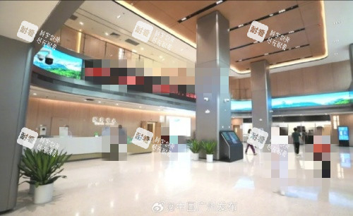 广州市荔湾中心环境示意图