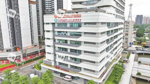 广州市荔湾中心规模示意图