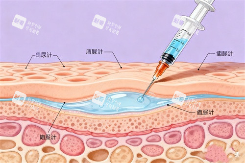 皮肤注射针剂卡通图
