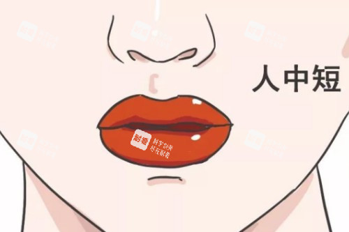 人中短卡通图