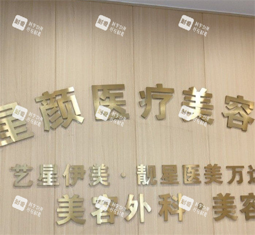 廊坊星颜医疗美容logo墙 廊坊星颜医疗美容logo墙