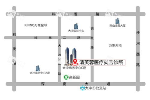 深圳清芙蓉整形位置.png