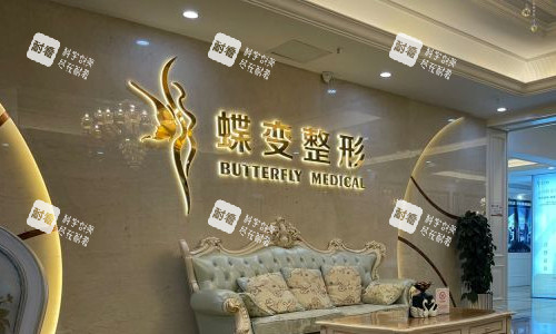 贵阳蝶变整形植发科logo墙