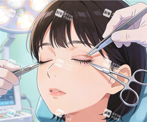 双眼皮手术卡通图.png 双眼皮手术卡通图.png