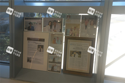 韩国釜山cc整形外科皮肤科医生资料展示柜.jpg
