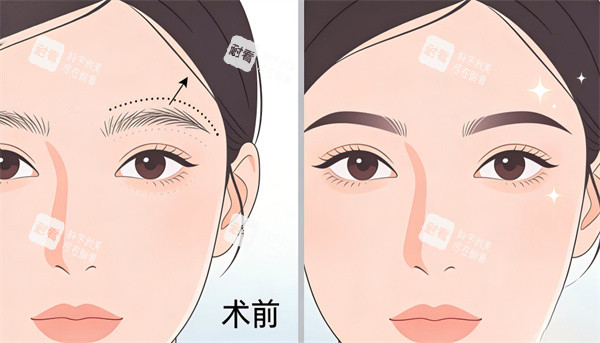 纹眉毛前后对比.jpg 纹眉毛前后对比.jpg